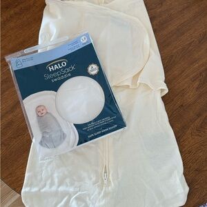 Halo SleepSack Swaddle in Soft White